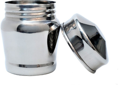 Jivan Products Steel Tea Coffee & Sugar Container  - 400(Silver)