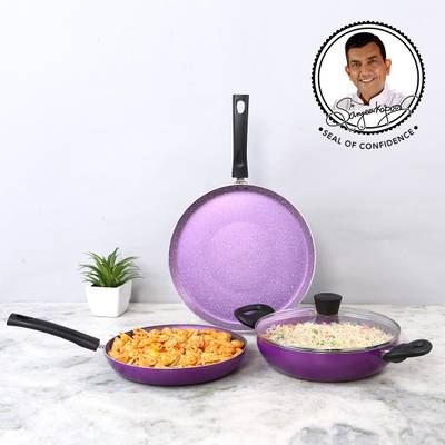 WONDERCHEF Tivoli Induction Bottom Non-Stick Coated Cookware Set