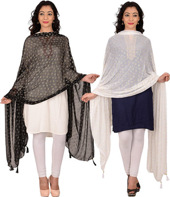 Cloric Fashion Chiffon Embellished Women Dupatta