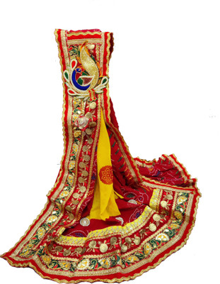 Ranisatiya Creation Georgette Embroidered, Embellished Women Dupatta