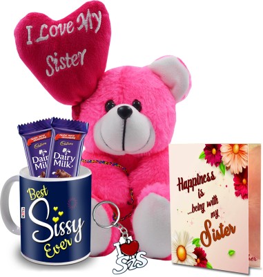 Midiron Gift for Sister on Birthday, Anniversary, Return Rakhi Gift for Sister STSis-009 Ceramic Gift Box(Multicolor)