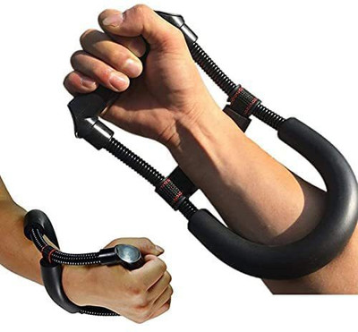 Rassie Wrist Exerciser Upper Arm Workout for Gym Stretching Hand strengtheners Hand Grip/Fitness Grip(Black)
