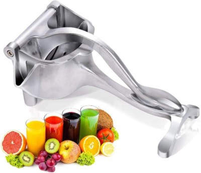 WunderVoX Aluminium Manual Fruit Juicer, Alloy Lemon Squeezer, Aluminium Lemon Orange Juicer Hand Juicer(Steel)