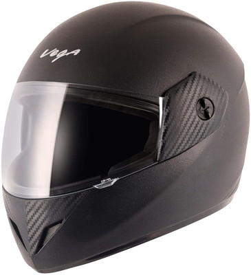 VEGA Cliff Black Helmet-M Motorbike Helmet(Black)