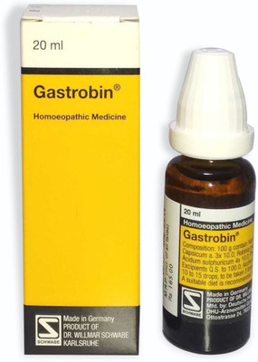 Dr.Willmar Schwabe India Gastrobin , Drops(2 x 20 ml)