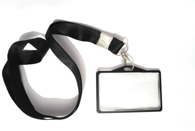 elegante Aluminum, Nylon ID Badge Holder, Lanyard(Pack of 1)
