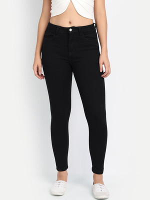 KASHIAN Skinny Women Black Jeans