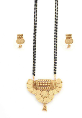 Zuka Hub Alloy Gold-plated Gold, Black Jewellery Set(Pack of 1)