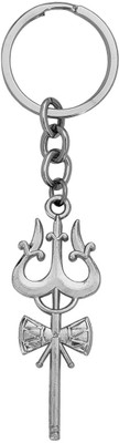 M Men Style Lord Shiva Long Trishul Damaru Mahadev Keyring Skey2022225 Key Chain