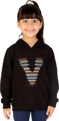 HOPZ Full Sleeve Printed Baby Girls Sweatshirt