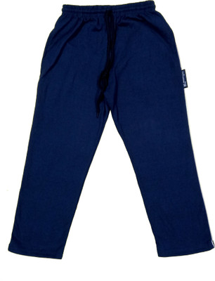 IndiWeaves Track Pant For Boys(Blue, Pack of 1)