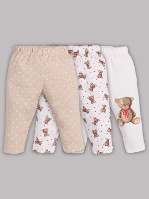 BabyGo Track Pant For Baby Boys & Baby Girls(Beige, Pack of 3)