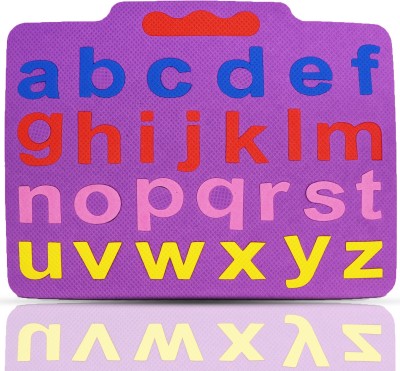 Aseenaa 26 Pieces Small Alphabets Foam Mat Toy For Kids,Birthday Gift For Boys And Girls(Purple)