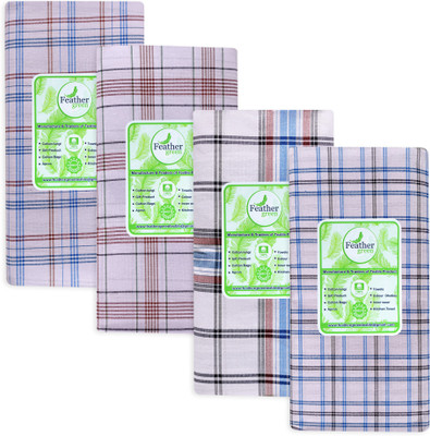 Feather Green Checkered Multicolor Lungi