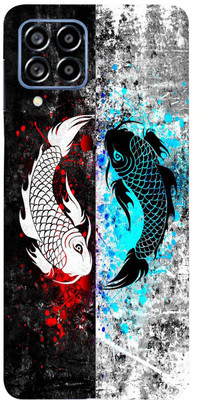 Mclaxa Ying Yang Mobile Back Skin, SAMSUNG GALAXY M53 5G ULTRA BACK SKIN Mobile Skin(Ying Yang Skin With Super Matte Finish)