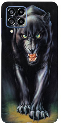 Mclaxa Angry Panthor Mobile Back Skin, SAMSUNG GALAXY M53 5G ULTRA BACK SKIN Mobile Skin(Angry Panthor Skin With Super Matte Finish)