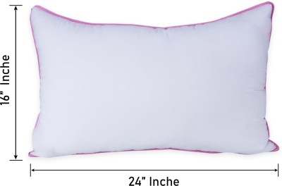 AYKA Ayka_softfeel Polyester Fibre, Microfibre Solid Sleeping Pillow Pack of 1(White)