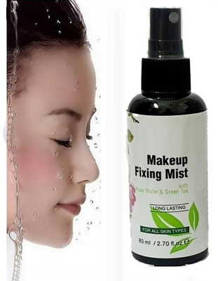 ADJD MATTE MAKEUP FIXER FIXING SPRAY WATERPROOF FOR LONG LASTING Primer  - 80 ml(Transparent)