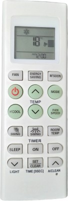 Ehop Compatible remote control for  AC with M'Soon and H'cool Functions Ve-36I LG Remote Controller(White)