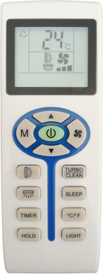 LipiWorld 166 AC Backlight Remote Control with Display Light Compatible for Lloyd AC Remote Controller(Grey)