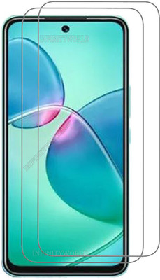 INFINITYWORLD Tempered Glass Guard for Infinix HOT 12 Play(Pack of 2)