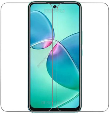 INFINITYWORLD Tempered Glass Guard for Infinix HOT 12 Play(Pack of 2)