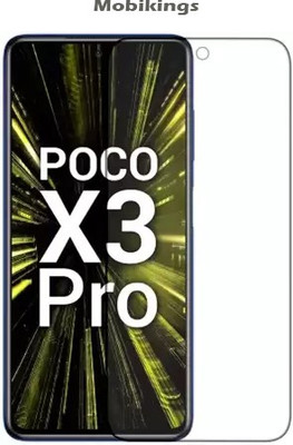 Mobikings Tempered Glass Guard for Poco X3 Pro(Pack of 1)