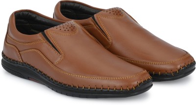 POS Planet Of Shoes Slip on for mens Slip On For Men(Tan , 7)