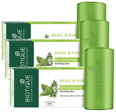 BIOTIQUE Basil And Parsley Revitalizing(3 x 150 g)