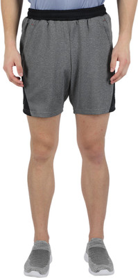 Rock.it Self Design Men Grey Sports Shorts