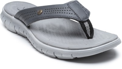 SOLETHREADS REBEL Men Flip Flops(Grey , 8)