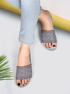 Colo Women Slides(Grey , 8)
