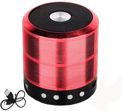 SOJUBA Bluetooth Speaker| Wireless Speaker| Stereo sound| mini Home theater WS-887 5 W Bluetooth PA Speaker(Red, Stereo Channel)
