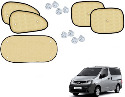 Automotive Prist Side Window Sun Shade For Nissan Evalia(Beige)