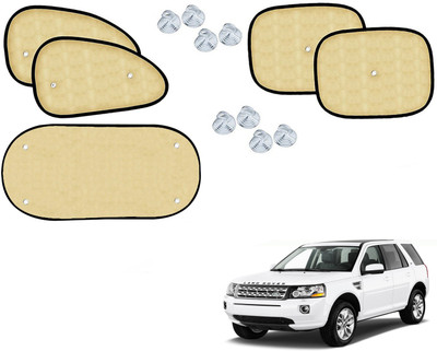 Automotive Prist Side Window Sun Shade For Range Rover Freelander 2(Beige)