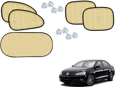 Automotive Prist Side Window Sun Shade For Volkswagen Jetta(Beige)