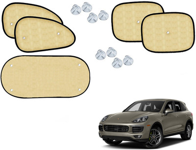 Automotive Prist Side Window Sun Shade For Porsche Cayenne(Beige)