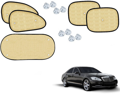 Automotive Prist Side Window Sun Shade For Mercedes Benz S320(Beige)