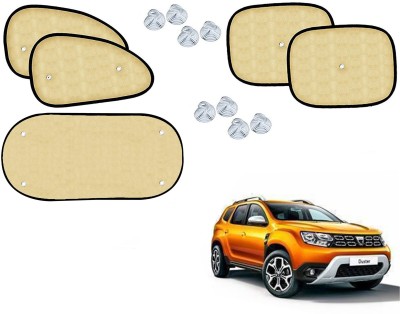 Shop Buy Rear Window, Side Window Sun Shade For Renault Duster(Beige)