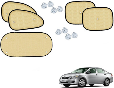 Shop Buy Rear Window, Side Window Sun Shade For Toyota Corolla(Beige)