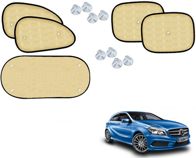 Automotive Prist Side Window Sun Shade For Mercedes Benz A180(Beige)