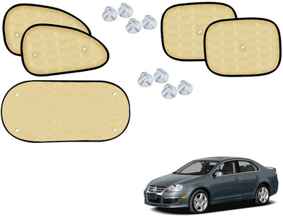 Automotive Prist Side Window Sun Shade For Volkswagen Jetta(Beige)