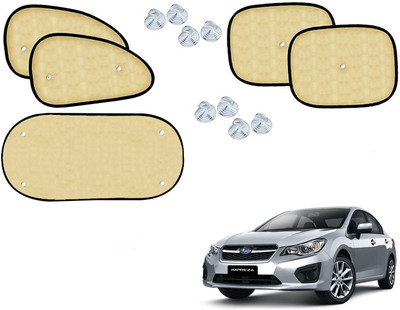 Automotive Prist Side Window Sun Shade For Subaru Impreza(Beige)