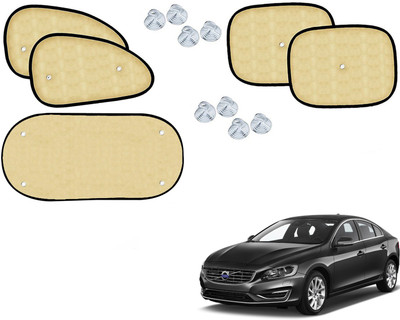 Automotive Prist Side Window Sun Shade For Volvo S60(Beige)