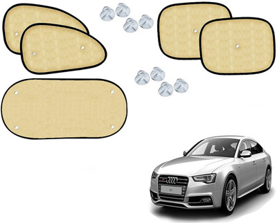 Automotive Prist Side Window Sun Shade For Audi S5(Beige)