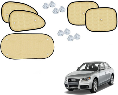 Automotive Prist Side Window Sun Shade For Audi A4(Beige)