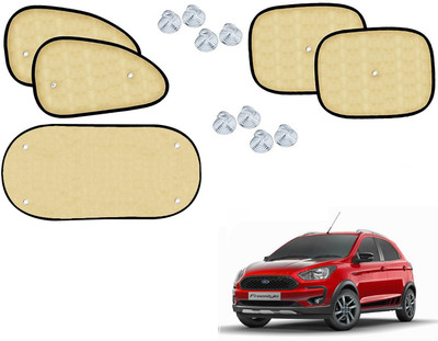 Automotive Prist Side Window Sun Shade For Ford Freestyle(Beige)