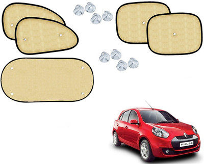 Shop Buy Rear Window, Side Window Sun Shade For Renault Pulse(Beige)