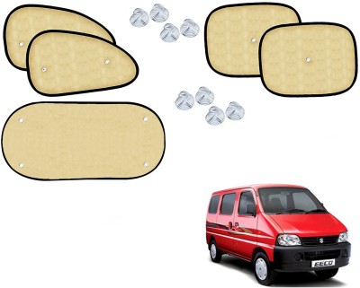 Automotive Prist Side Window Sun Shade For Maruti Suzuki Eeco(Beige)