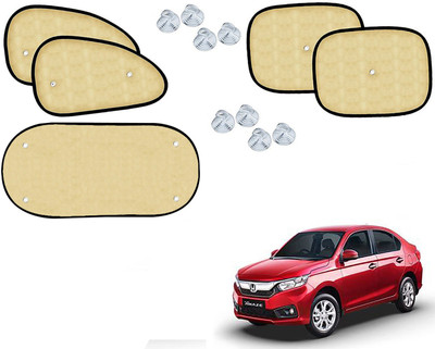 Shop Buy Rear Window, Side Window Sun Shade For Honda Amaze(Beige)